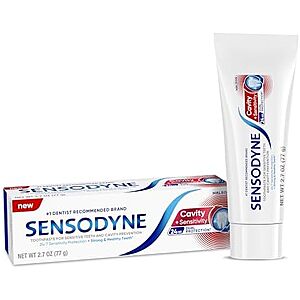 2.7-Oz Sensodyne Cavity + Sensitivity Toothpaste $3 w/ S&S