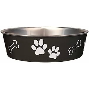 72-Oz Loving Pets Bella Dog Bowl (X-Large 65-100lbs, Espresso)