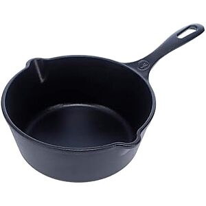 2-qt Victoria Cast Iron Saucepan