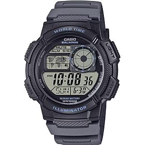 45mm Casio AE-1000W Series Digital Illuminator Men's Resin Watch