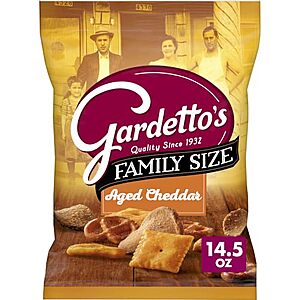 Select Accts: 14.5-Oz Gardetto's Aged Cheddar Snack Mix $2.90 w/ S&S