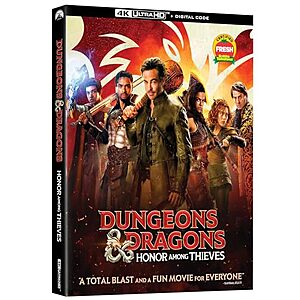 Dungeons & Dragons Honor Among Thieves (2023) (4K Ultra HD + Digital Code)
