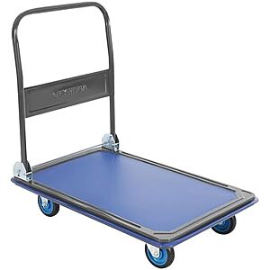 Select Accts: Olympia Tools 36" x 24" Foldable Push Cart Dolly (600-lb. Capacity) $67.80 + Free S&H