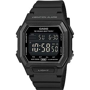 Casio W-738H Series LED Digital Sports Watch w/ 10-Year Battery Life (Black) $37.30 + Free S&H