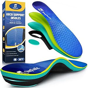 Prime Members: StepTastic Men's & Women's High Arch Support Inserts $12 + Free S&H