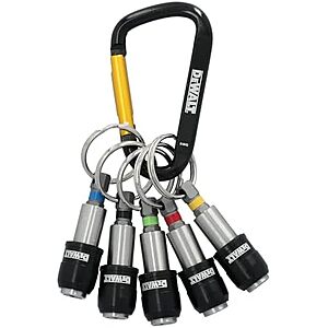 DeWALT Keyring Bit Holder Set for 1/4" Hex Bits