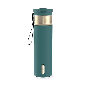 24-Oz Contigo DualSip Stainless Steel Water Bottle (Mineral Teal Champagne) $15.75 & More