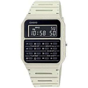 34mm Casio Data Bank Watch w/ 8-Digit Calculator & Resin Band (Grey)