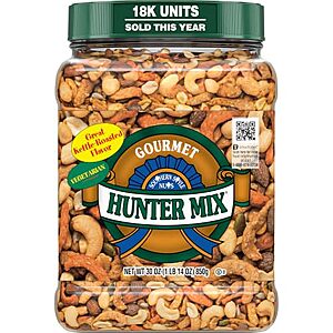 30-Oz Southern Style Nuts Gourmet Hunter Trail Mix $7.95 w/ S&S