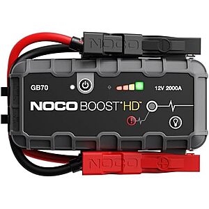 NOCO Boost HD GB70 2000 Amp 12V Portable Lithium Car Battery Jump Starter $140 + Free S&H