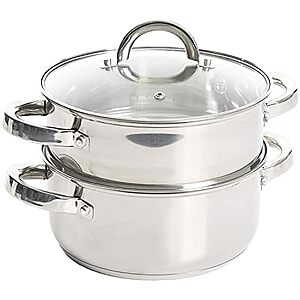 3-Qt Oster Sangerfield Stainless Steel Cookware Dutch Oven w/ Steamer Basket