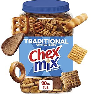 Select Accts: 20-oz Traditional Chex Mix (Original Recipe) 6 for $28.50 w/ S&S