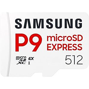 512GB Samsung P9 microSD Express Memory Card $99 + Free S&H