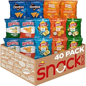 40-Pk 1-Oz Frito Lay Tangy Favorites Mix Variety Pack $15.70 w/ S&S