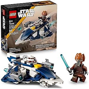 89-Pc LEGO Star Wars Plo Koon's Jedi Starfighter Microfighter Building Toy from