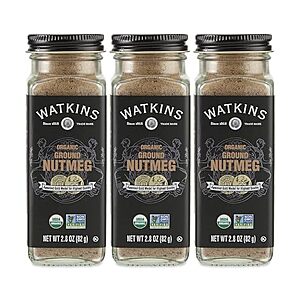 3-Pk 2.8-Oz Watkins Organic Ground Nutmeg $8 w/ S&S