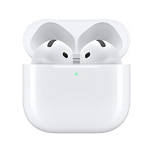 Apple AirPods 4 Wireless Earbuds w/ Active Noise Cancellation & USB-C Case $99 + Free S&H w/ Amazon Prime