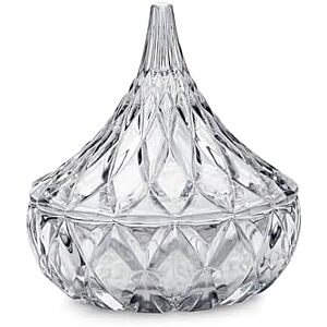 Godinger Crystal Hershey Kiss Shaped Candy Dish (clear)