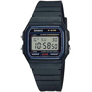 18.5mm Casio F-91W Classic Digital Watch