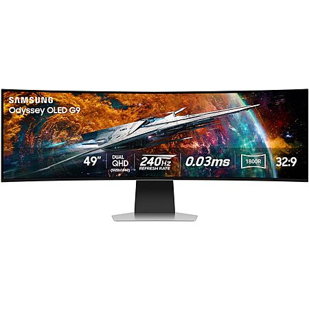 49" Samsung G95SC OLED G9 Monitor - 50% Off!