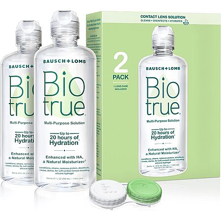 40% Off Biotrue Contact Lens Solution!