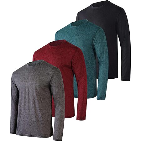 4-Pack Men's Dry-Fit Shirts Only $21.99!