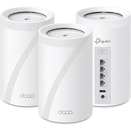 $339.99*: 3-Pack TP-Link BE10000 Tri-Band WiFi 7 Home Mesh System at Amazon
