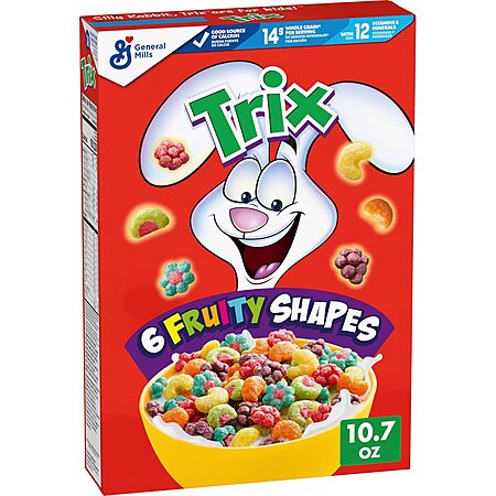 10% Off Trix Fruity Cereal - $1.79!