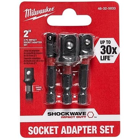 56% Off Milwaukee Socket Adapter Tool Set!