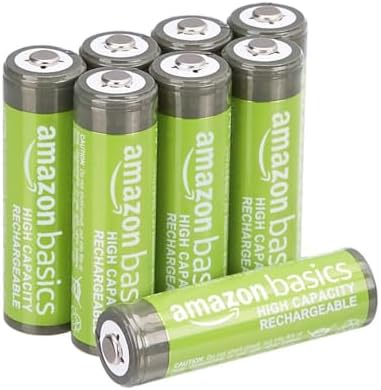 [S&S] $6.59*: 8-Count Amazon Basics AA 2400mAh NiMH Rechargeable High Capacity Batteries at Amazon (82.4￠ each)