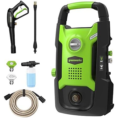 [AC] $46.96: Used - Like New: Greenworks 1600PSI 1.2 GPM Compact Electric Pressure Washer at Amazon