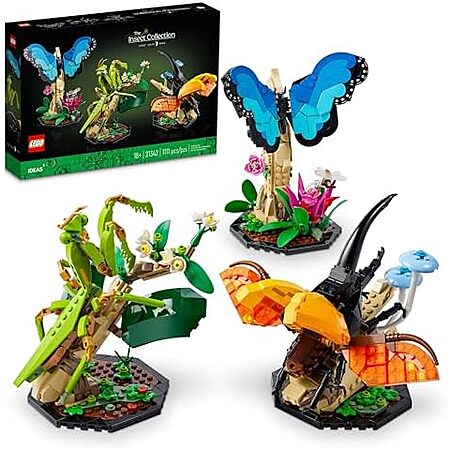 [YMMV, AC] $54.39*: 1111-Piece LEGO Ideas - The Insect Collection (21342, 2023) at Amazon