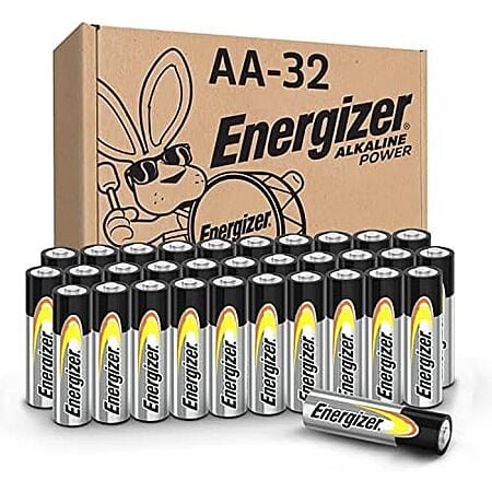 [S&S] $13.67: 32-Count Energizer Alkaline Power AA Batteries at Amazon (42.7￠ each)