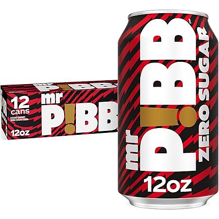 [AC] $4.63: 12-Pack 12-Oz MR PIBB Zero Sugar Fridge Pack Cans at Amazon (38.6￠ each)