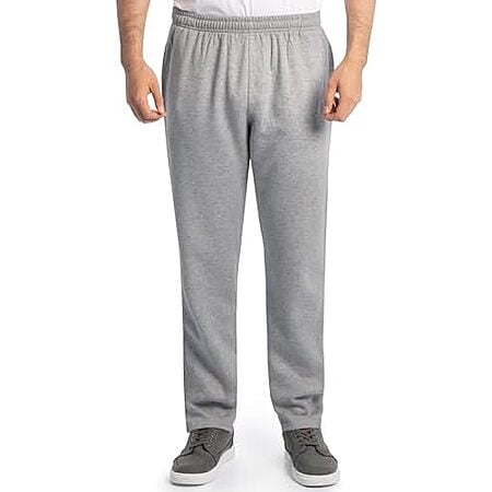 $7.44: Fruit of the Loom Mens Eversoft Fleece Open Bottom Sweatpants with Pockets at Amazon