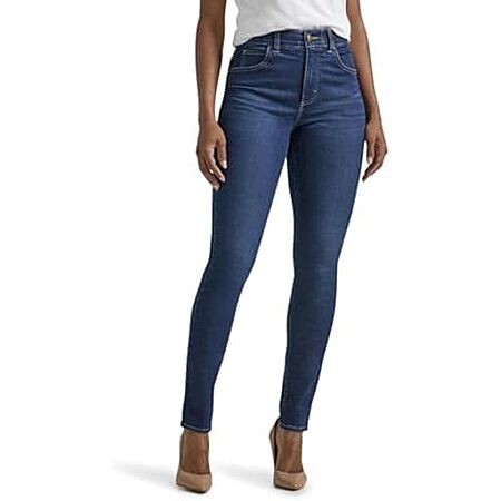 $17.63: Lee Women's Petite Ultra Lux Comfort with Flex Motion High Rise Skinny Jean at Amazon