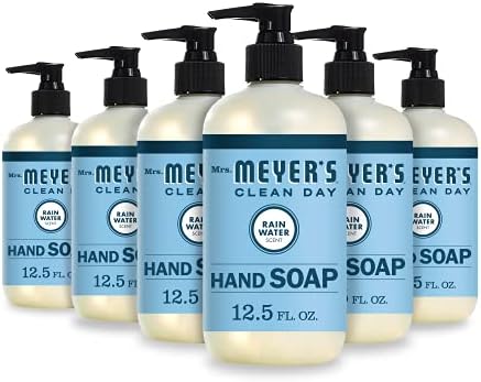 [S&S] $15.85: 6-Pack 12.5-Oz Mrs. MEYER'S CLEAN DAY Hand Soap (Rain Water) at Amazon ($2.64 each)