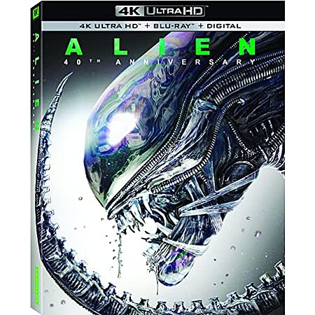 Alien (40th Anniversary Edition 4K Ultra HD + Blu-ray + Digital HD) $12.95