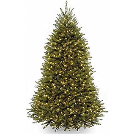 $99.99: National Tree Company 7.5 ft Pre-Lit Dunhill Fir Artificial Christmas Tree at Amazon