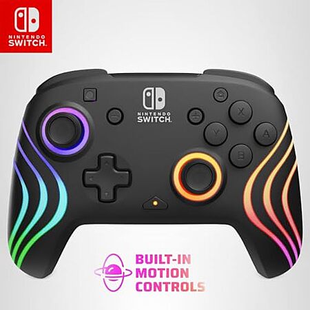 $39.88: PDP Gaming Afterglow Wave Wireless Nintendo Switch Pro Controller at Amazon