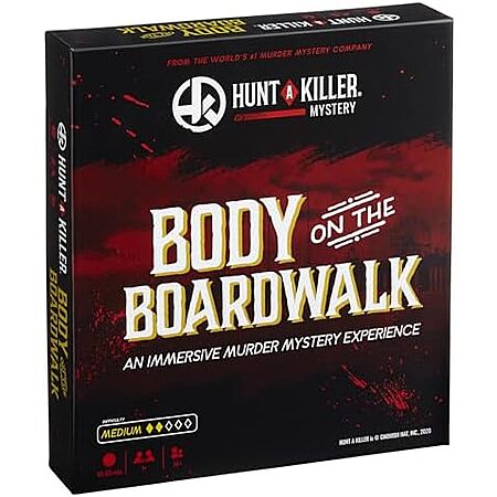 $9.99: Hunt A Killer: Body On The Boardwalk, Catch the Amusement Park Killer, Interactive Unsolved Mysteries Game at Amazon