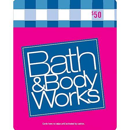 $40: $50 Bath & Body Works Physical Gift Card at Amazon