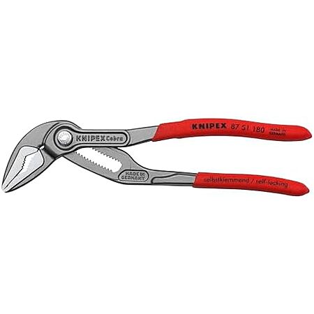 $34.70: KNIPEX Tools 87 51 180 SBA Cobra ES Water Pump Pliers, 7-1/4" at Amazon