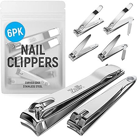 $3.99*: 6-Pack Zalik Toenail & Fingernail Clipper Assortment Set at Amazon