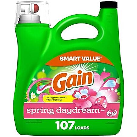 [S&S, AC] $31.80: 3 × 154-Oz Gain + Aroma Boost Liquid Laundry Detergent ($10.60 each) at Amazon
