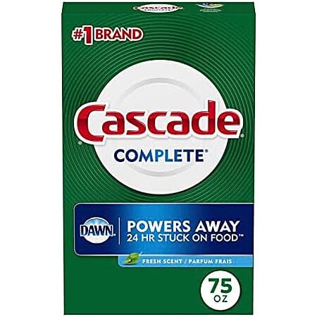 [S&S] $5.59*: 75-Oz Cascade Complete Powder Dishwasher Detergent (Fresh) at Amazon