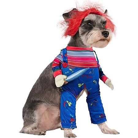 $7.18: Child's Play: Chucky Pet Costume for For Dogs or Cats by Rubies at Amazon