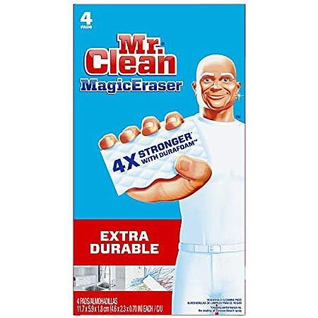 [S&S, AC] $3.22* | 4-pk Mr. Clean Magic Eraser Extra Durable Cleaning Pads w/ Durafoam at Amazon (80.5￠ each)