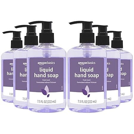 [S&S, AC] $4.42* | 6-Pack 7.5-Oz Amazon Basics Original Fresh Liquid Hand Soap at Amazon (73.7￠ each)
