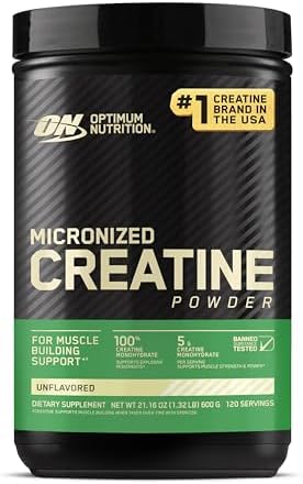 [S&S] $18.52 | 21.16-Oz Optimum Nutrition Micronized Creatine Monohydrate Powder (Unflavored, 120 Servings) at Amazon